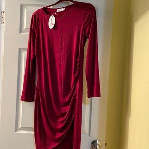 Maternity long sleeve dress